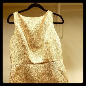 Beautiful gold cocktail dress